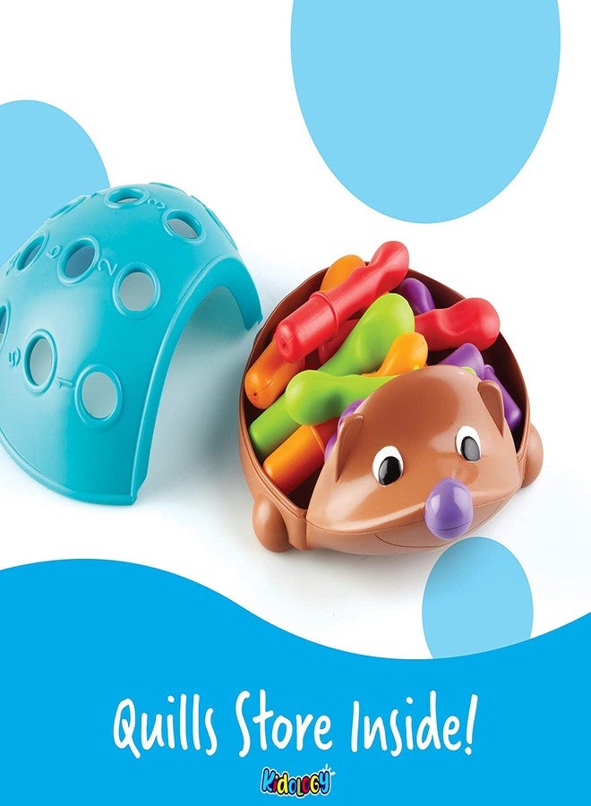 Kidology Pull Out Spike Toy for Kids Age 18+ Months | Fine Motor and Sensory Hedgehog Toddler Learning Toys | Montessori, Educational Games for Counting, Color, Sorting | Ideal for Gifting - Image 2